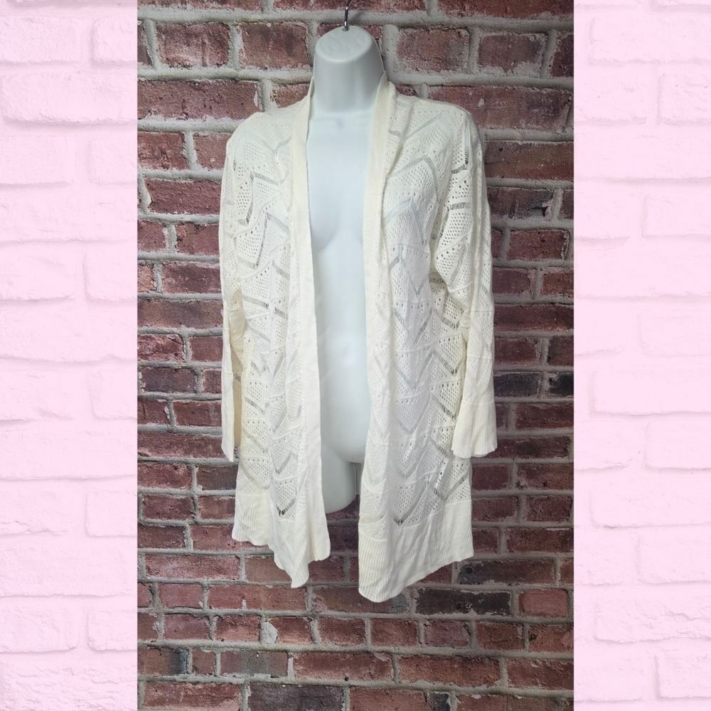 Women's LYN Long sleeve Open Lightweight Cardigan Sweater 3X